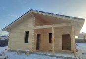 Фото со стройплощадок - Дом из бруса 11,9х8,5 м.
