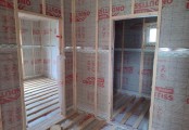 Фото со стройплощадок - Каркасный дом 9х10 м.