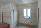 Фото со стройплощадок - Каркасная баня 4,5х6,5 м.