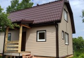 Фото со стройплощадок - Каркасный дом 5,6х10 м.