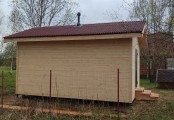 Фото со стройплощадок - Каркасный дом 4х6 м.