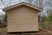 Фото со стройплощадок - Каркасный дом 4х6 м.