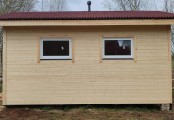 Фото со стройплощадок - Каркасный дом 4х6 м.