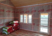 Фото со стройплощадок - Каркасный дом 7,6х11,7