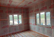 Фото со стройплощадок - Каркасный дом 7,6х11,7