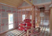Фото со стройплощадок - Каркасный дом 7,6х11,7