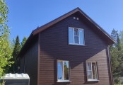 Фото со стройплощадок - Каркасный дом 10х7,5 м.