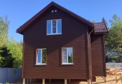 Фото со стройплощадок - Каркасный дом 10х7,5 м.