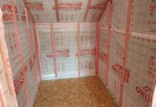 Фото со стройплощадок - Каркасный дом 10х7,5 м.