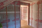 Фото со стройплощадок - Каркасный дом 10х7,5 м.