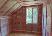 Фото со стройплощадок - Каркасный дом 10х7,5 м.