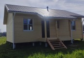 Фото со стройплощадок - Каркасный дом 9,5х10 м.