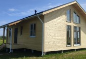 Фото со стройплощадок - Каркасный дом 9,5х10 м.