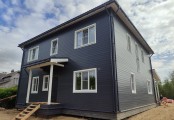 Фото со стройплощадок - Каркасный дом 12х16 м.