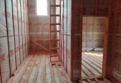 Фото со стройплощадок - Каркасный дом 12х16 м.