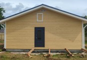 Фото со стройплощадок - Каркасный дом 8х10 м.