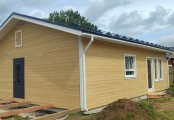 Фото со стройплощадок - Каркасный дом 8х10 м.