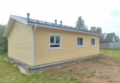 Фото со стройплощадок - Каркасный дом 8х10 м.