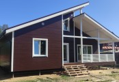 Фото со стройплощадок - Каркасный дом 9х12 м.