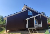 Фото со стройплощадок - Каркасный дом 9х12 м.
