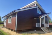 Фото со стройплощадок - Каркасный дом 9х12 м.