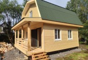 Фото со стройплощадок - Каркасный дом 6х7,5 м.