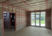 Фото со стройплощадок - Каркасный дом 8х12 м.