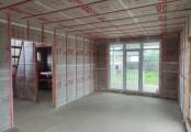 Фото со стройплощадок - Каркасный дом 8х12 м.
