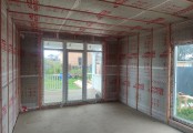 Фото со стройплощадок - Каркасный дом 8х12 м.