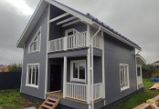 Фото со стройплощадок - Каркасный дом 8х12 м.