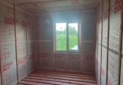 Фото со стройплощадок - Каркасный дом 9,5х13 м.