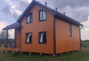 Фото со стройплощадок - Каркасный дом 9,5х13 м.