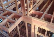 Фото со стройплощадок - Каркасный дом 7,5х8,5 м.