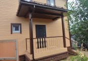 Фото со стройплощадок - Каркасный дом 7,5х7,5 м.