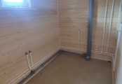 Фото со стройплощадок - Каркасный дом 7,5х7,5 м.