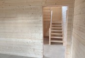Фото со стройплощадок - Каркасный дом 7,5х7,5 м.