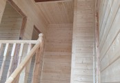 Фото со стройплощадок - Каркасный дом 7,5х7,5 м.