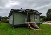 Фото со стройплощадок - Каркасный дом 8,5х12 м.
