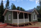 Фото со стройплощадок - Каркасный дом 9х10 м.