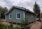 Фото со стройплощадок - Каркасный дом 9х10 м.