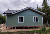 Фото со стройплощадок - Каркасный дом 9х10 м.