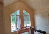 Фото со стройплощадок - Каркасный дом 8х10 м.