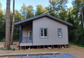 Фото со стройплощадок - Каркасный дом 8х10 м.
