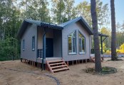 Фото со стройплощадок - Каркасный дом 8х10 м.