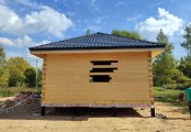 Фото со стройплощадок - Дом из бруса 6х10 м.
