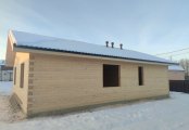 Фото со стройплощадок - Дом из бруса 11,9х8,5 м.