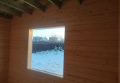 Фото со стройплощадок - Дом из бруса 11,9х8,5 м.