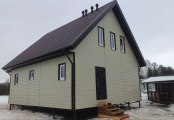 Фото со стройплощадок - Каркасный дом 8х11 м.