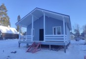 Фото со стройплощадок - Каркасный дом 7,5х12 м. 