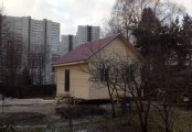 Фото со стройплощадок - Каркасный дом 6х6 м.